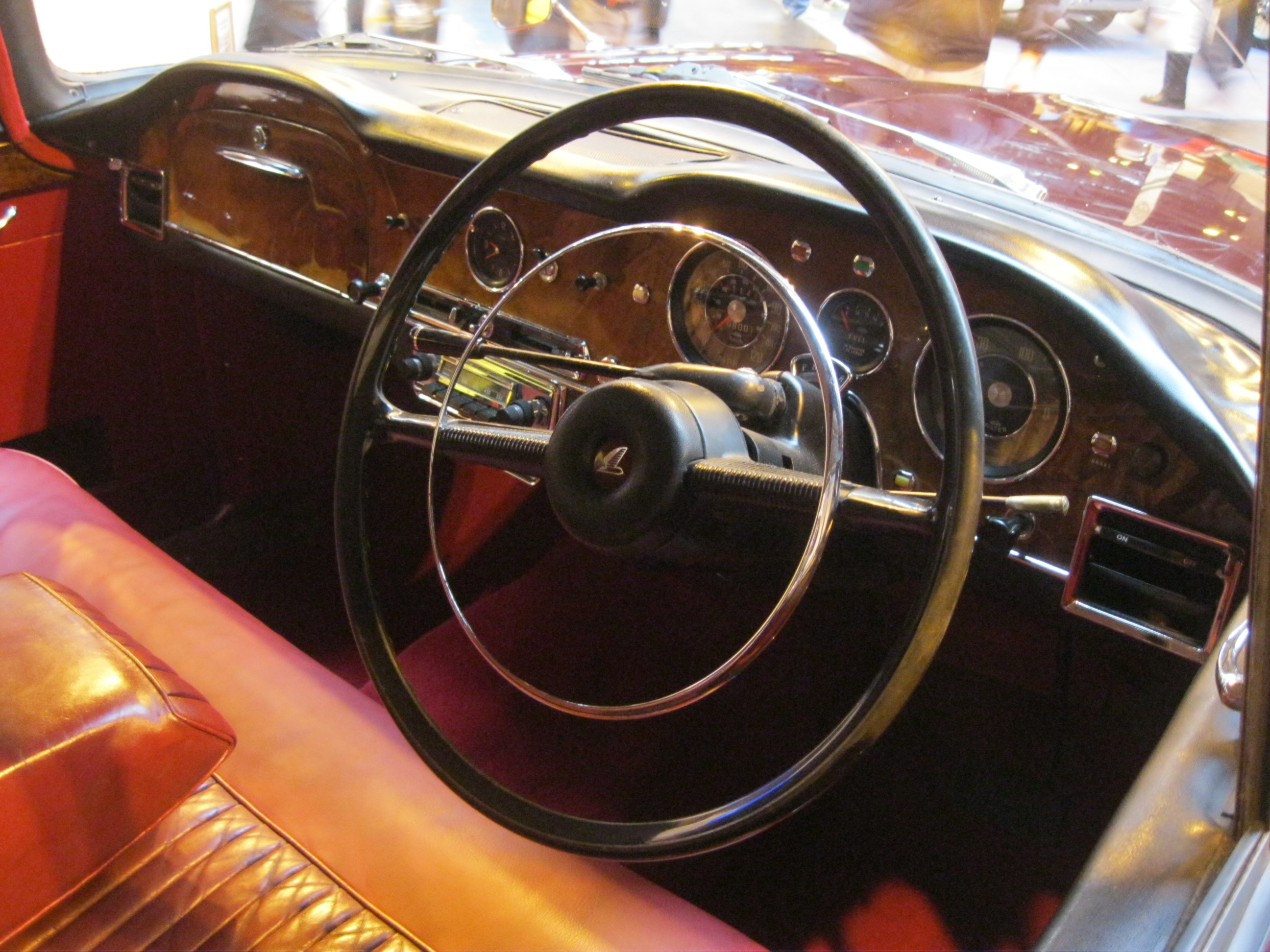car interior shot